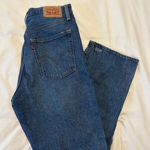 Levi’s Ribcage Straight Ankle Jeans